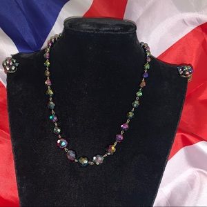 Vintage Necklace/Clip-On Earring Set.